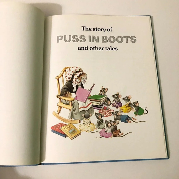 Vtg Great Fairy  Tale Classics The Story of Puss in Boots and Other Tales Book - Picture 11 of 16
